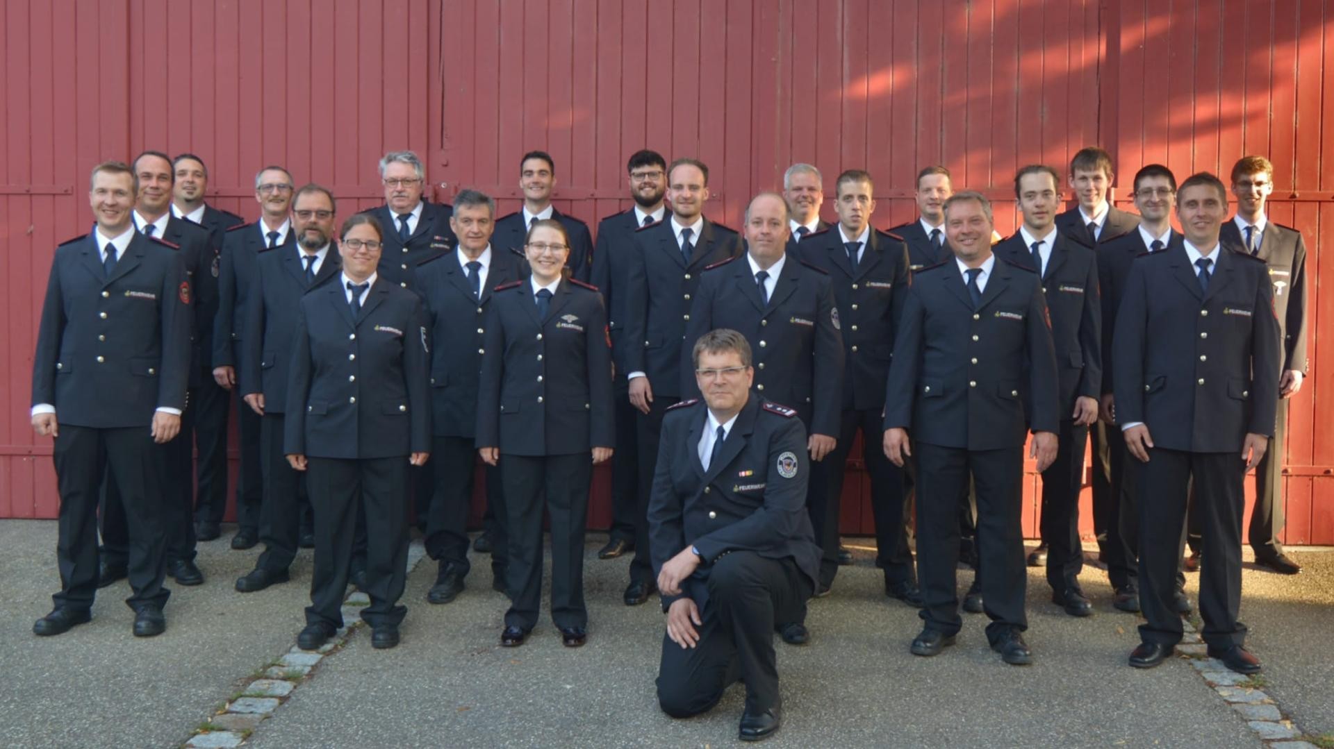 Gruppenbild Feuerwehr Ludwigsburg, Abteilung Oßweil