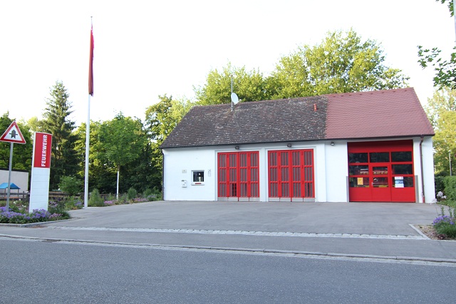 Außenansicht Gebäude der Feuerwehr Ludwigsburg, Abteilung Hoheneck