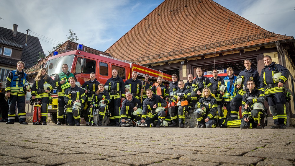 Gruppenbild Feuerwehr Ludwigsburg, Abteilung Eglosheim