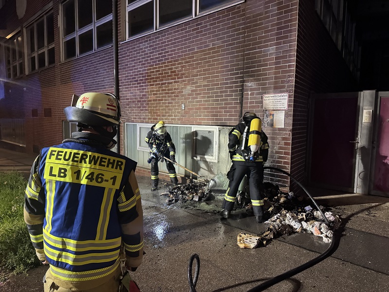 Brand am Gebäude