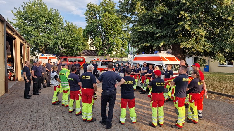 Übung mit der DLRG 