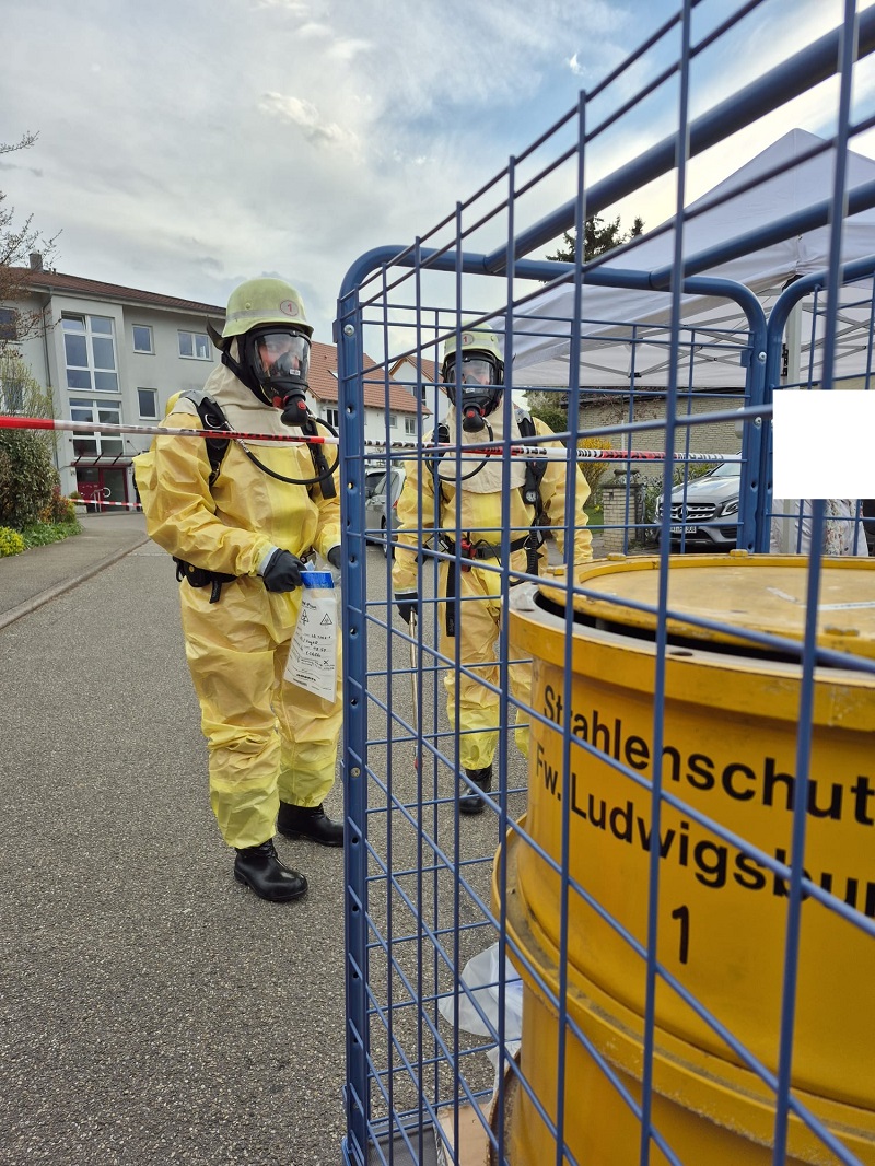 Feuerwehrleute im Einsatz