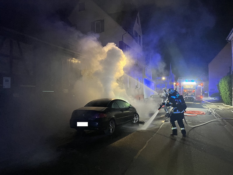 Fahrzeugbrand 