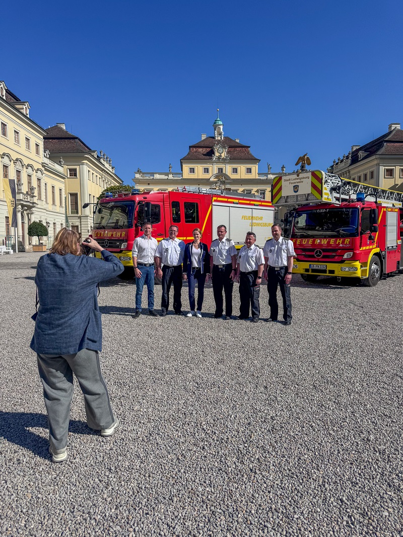 Gruppenbild im Schloss