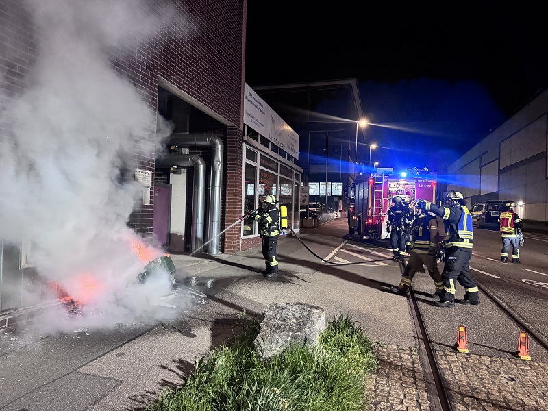 Brandbekämpfung durch die Feuerwehr
